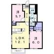 ネイチャーフィールドCの間取図