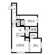 アルファスクエア学園前の間取図