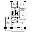 リラハイツ美園の間取図