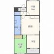 第2パールハイムの間取図
