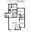 BLANC IRIS HIRAGISHIの間取図