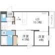 カームヒルズ西岡の間取図