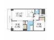 KKS羊ケ丘の間取図