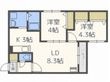 ESTOR MISONO EASTの間取図