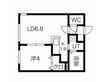 Burano学園前の間取図