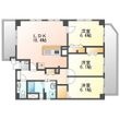 エレガンテなごみの間取図