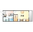 レオパレス小禄當間の間取図