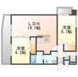 フルールアラハの間取図