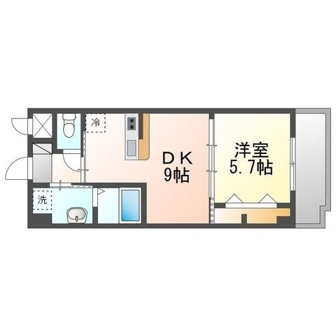 拡大写真:Sunfelix 1階1の間取り