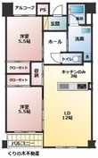 鳥生レジデンスⅠの間取図