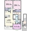 ヒナタ・アサヒノⅡの間取図
