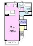 ベル・アルモニーAの間取図