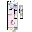 ルミナス今治 Ⅳの間取図