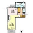 D-room南鳥生の間取図