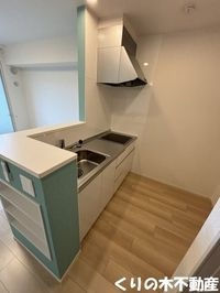 コンパクトなキッチンで掃除もラクラク