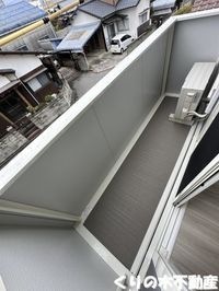 広々としたバルコニーです