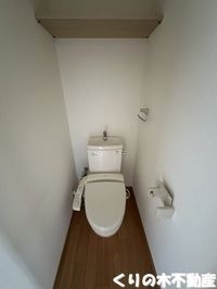 ゆったりとした空間のトイレです