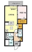 ガアデンホームズ曙の間取図