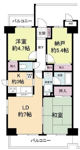 拡大写真:ラヴィッサン南巽 2階202の間取り