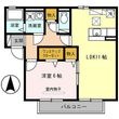 アムールB棟の間取図