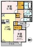 ボヌールの間取図
