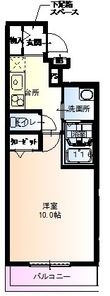 フジパレス河内花園の間取図