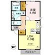 パレット喜里川の間取図