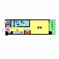 拡大写真:CASSIA高井田NorthCourt 1階102の間取り