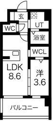 ESTONE HIGASHIOSAKAの間取図