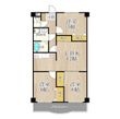 パレーシャル21の間取図
