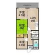カーサフィオーレ弐番館 の間取図