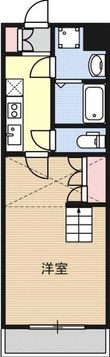 INOVE長瀬Ⅲの間取図