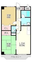 パルティグの間取図