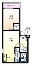 フジパレス弥刀駅東の間取図