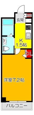 M’プラザ小阪駅前の間取図