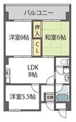 ジュネスニッコーの間取図