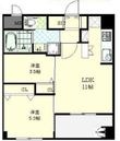 サンブライト今里の間取図