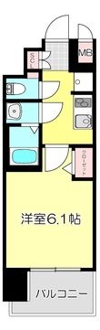 プレサンス緑橋ソレアスの間取図