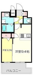 プレサンス緑橋ソレアスの間取図