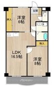 パレーシャル21の間取図