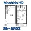 あんしん+VieM善根寺13-1035の間取図