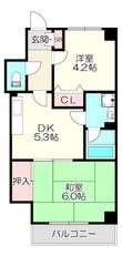 パルティグⅡの間取図