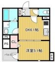 八尾市久宝寺5丁目の間取図
