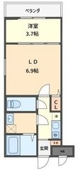 クレスト高安の間取図