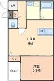 クレスト高安の間取図