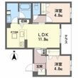 シャーメゾン大晶の間取図