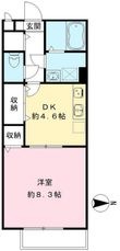 写真：シャンブル1階の間取図