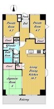 戴慶カーサグラシアの間取図