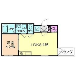拡大写真:大阪市生野区新今里5丁目 1階303の間取り