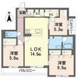 大阪市生野区巽中2丁目の間取図